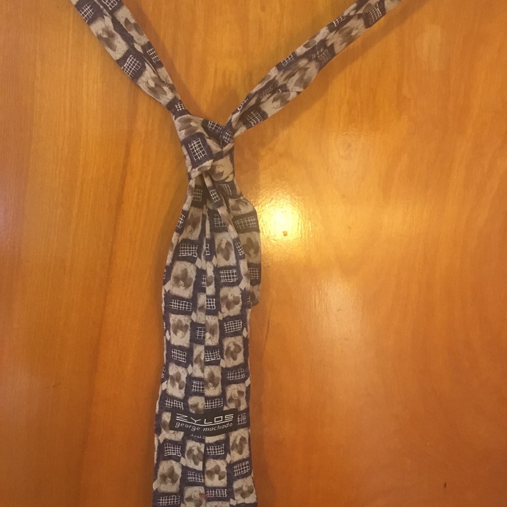 ZYLOS by George Machado” Tan Tie - Picture 4 of 4